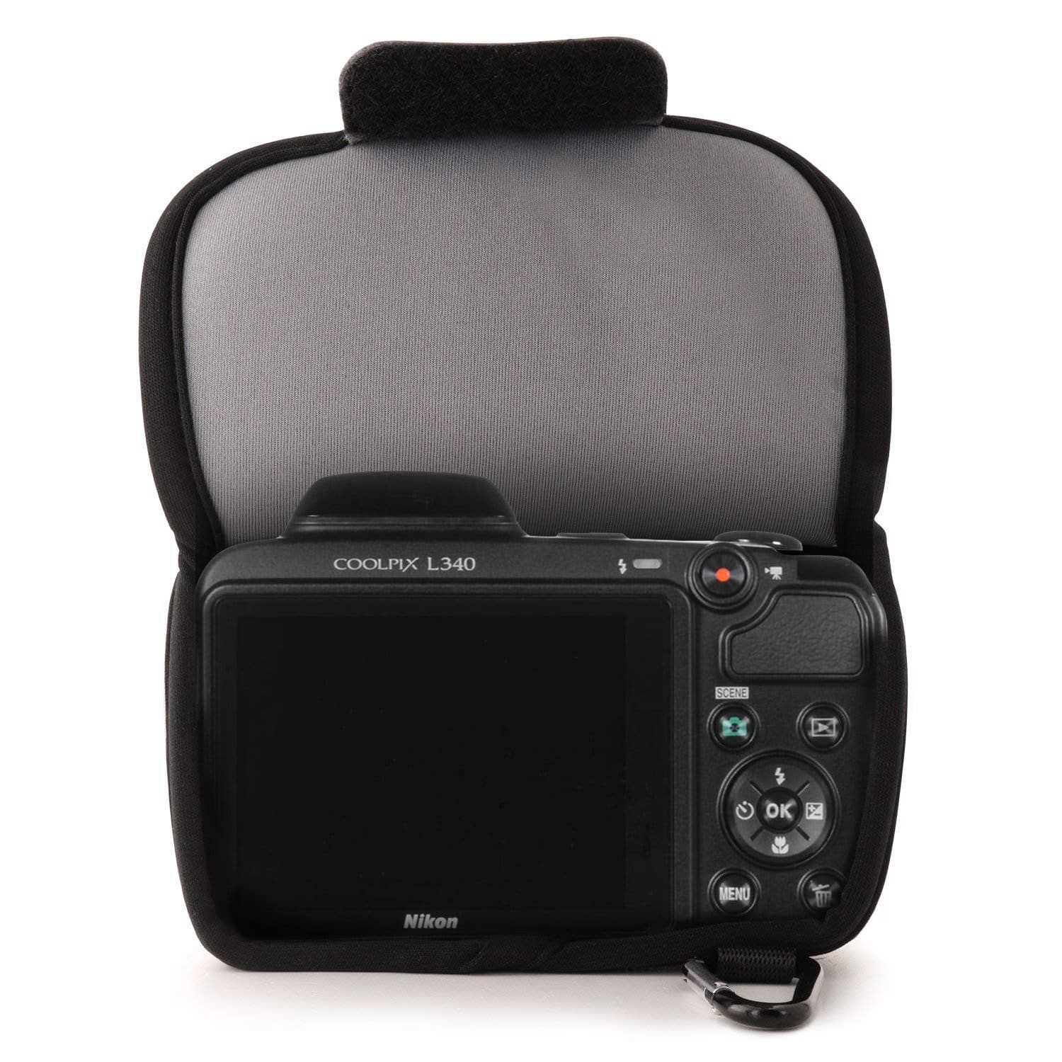 MegaGear MG048, Custodia in neoprene per fotocamera Nikon Coolpix P610, P600, Nero MegaGear MG048, Custodia in neoprene per fotocamera Nikon Coolpix P610, P600, Nero