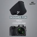 MegaGear Nikon Coolpix L840 Ultra Light Neoprene Camera Case, with Carabiner