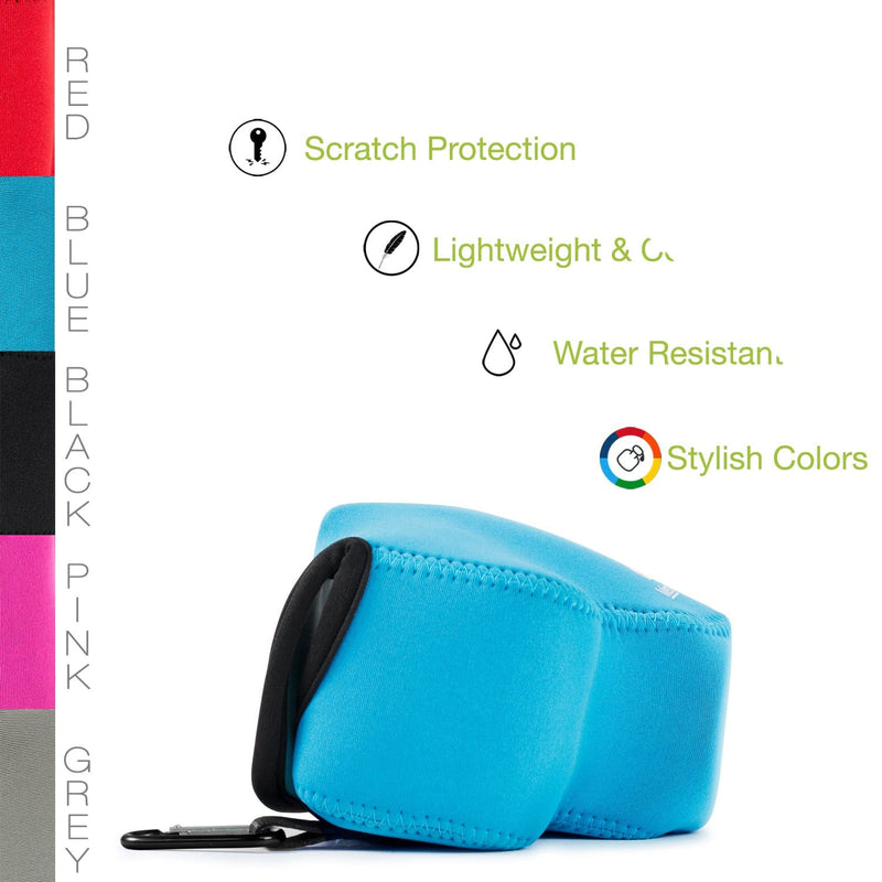 MegaGear Nikon Coolpix L840 Ultra Light Neoprene Camera Case, with Carabiner