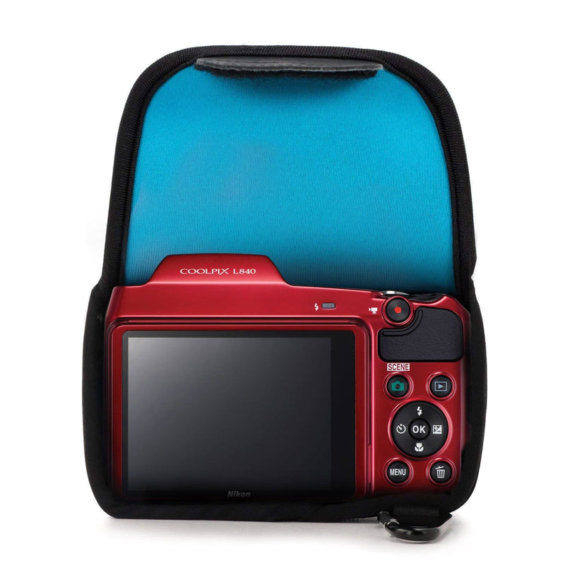 MegaGear Nikon Coolpix L840 Ultra Light Neoprene Camera Case, with Carabiner