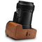 MegaGear Nikon Coolpix P1000 Ever Ready Leather Camera Half Case and Strap