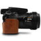 MegaGear Nikon Coolpix P1000 Ever Ready Leather Camera Half Case and Strap
