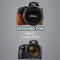 MegaGear Nikon Coolpix P1000 Ever Ready Leather Camera Half Case and Strap