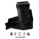MegaGear Nikon Coolpix P1000 Ever Ready Leather Camera Half Case and Strap