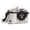 MegaGear Olympus OM-D E-M10 Mark IIIs, OM-D E-M10 Mark III Ever Ready Leather Camera Half Case and Strap