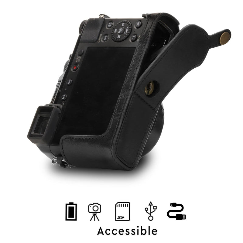 Kit d'accessoires de base pour appareil photo Panasonic Lumix DMC LX100, LX100 II 43 mm Kit d'accessoires de base pour appareil photo Panasonic Lumix DMC LX100, LX100 II 43 mm