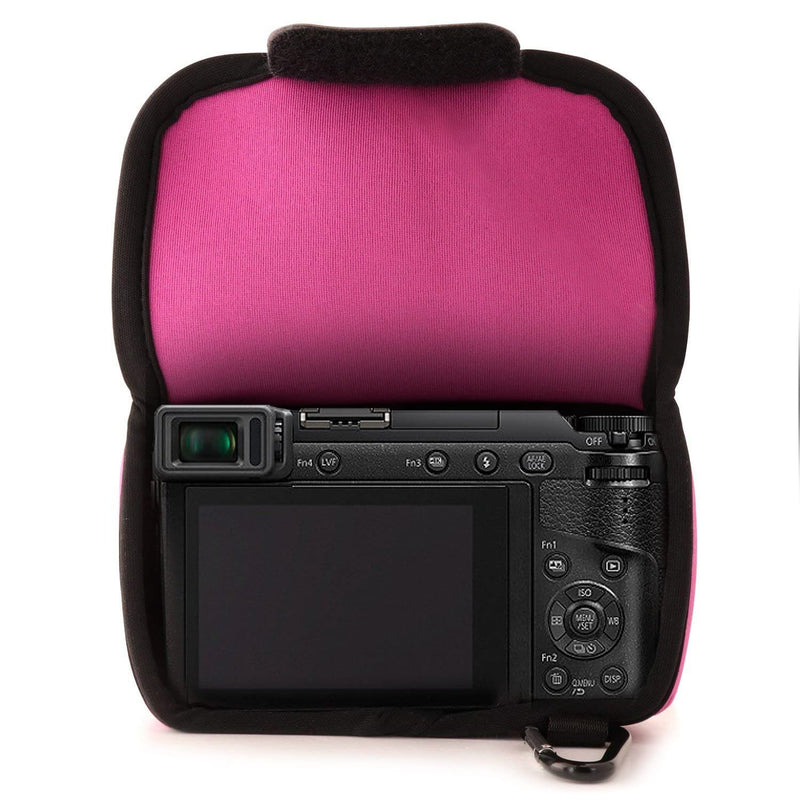 MegaGear Panasonic Lumix DMC-GX85, DMC-GX80 (14-140mm) Ultra Light Neoprene Camera Case