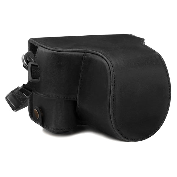 Kinokoo - Custodia per Canon EOS M6 Mark II, compatibile con Canon EOS M6 Mark II e obiettivo da 15-45 mm con tracolla, custodia protettiva per Canon EOS M6 II (marrone Kinokoo - Custodia per Canon EOS M6 Mark II, compatibile con Canon EOS M6 Mark II e obiettivo da 15-45 mm con tracolla, custodia protettiva per Canon EOS M6 II (marrone