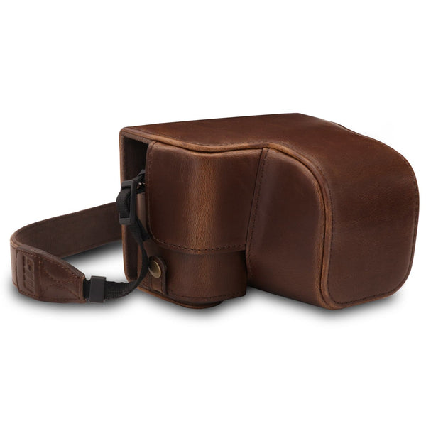 MegaGear Sony Alpha A6400, A6100 (16-50mm) Ever Ready Leather Camera Case