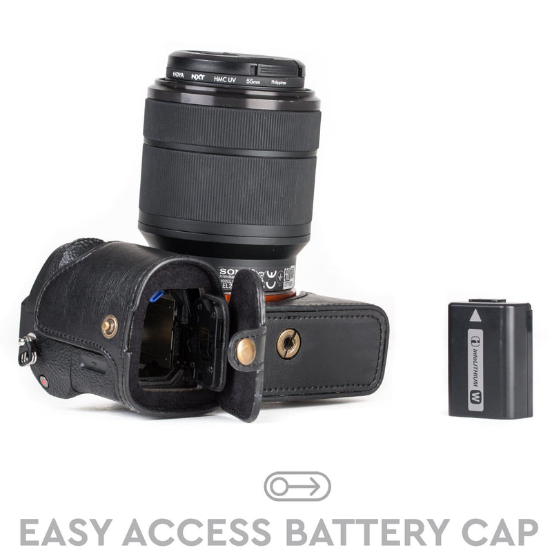 MegaGear Sony Alpha A7S II A7R II A7 II Ever Ready Leather Camera