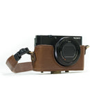 MegaGear Sony Cyber-shot DSC-HX95, DSC-HX99, DSC-HX80, DSC-HX90V Ever Ready Leather Camera Case with Strap