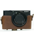 MegaGear Sony Cyber-shot DSC-HX95, DSC-HX99, DSC-HX80, DSC-HX90V Ever Ready Leather Camera Case with Strap
