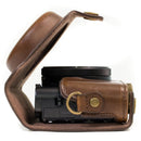 MegaGear Sony Cyber-shot DSC-HX95, DSC-HX99, DSC-HX80, DSC-HX90V Ever Ready Leather Camera Case with Strap