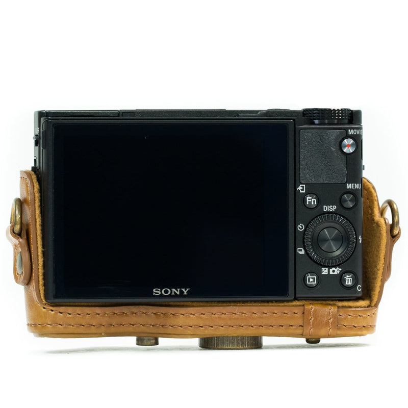 MegaGear Sony Cyber-shot DSC-WX500 Ever Ready Leather Camera Case with Strap