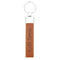 Leather Personalized Keychains - Custom Leather Key Chains, Engraved Elegant Keyrings with Sturdy Rings for Keys