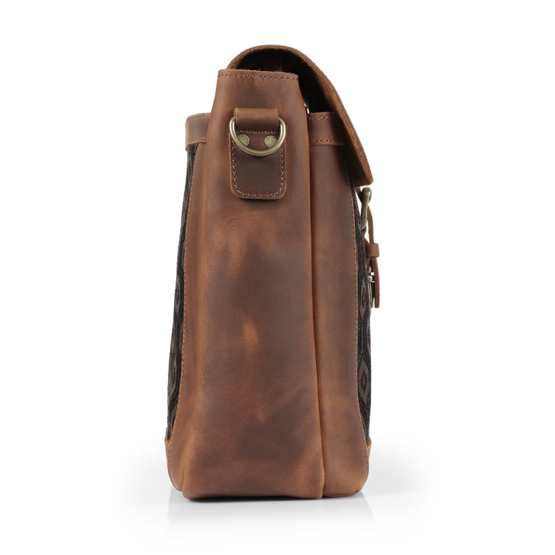 The Leather Satchel 13in | Burgundy Collective