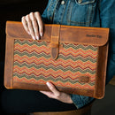 Londo Top Grain Leather Sleeve, Bohemian Bag for MacBook Pro, MacBook Air and iPad Case