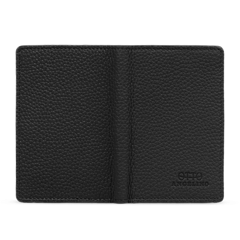 Otto Angelino Bifold Leather Wallet, Passport Style, ID, Bank Cards, Cash, RFID Blocking