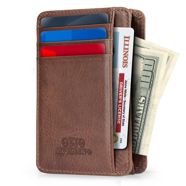 Brand New Navy & Gold Gucci Slim Wallet Card Holder Front Pocket