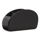 Londo Remote Control Holder with 5 Pockets, Store DVD, Blu-Ray, TV, Roku or Apple TV Remotes, PU Leather with Suede Lining