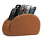 Londo Remote Control Holder with 5 Pockets, Store DVD, Blu-Ray, TV, Roku or Apple TV Remotes, PU Leather with Suede Lining