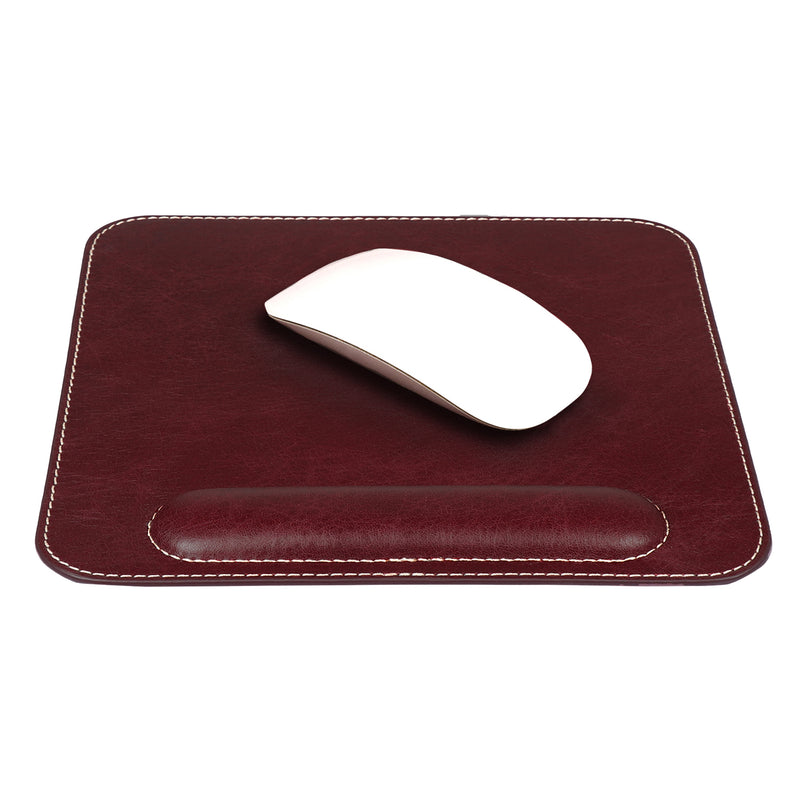 Londo Top Grain Leather Mouse Pad with Wrist Rest – MegaGear Store