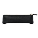 Londo Top Grain Leather Pen Case with Zipper Closure, Pencil Pouch Stationery Bag