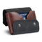 Otto Angelino Top Grain Leather Credit and Business Card Case with Snap Fastener Closure, Unisex