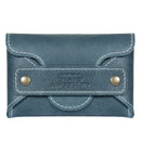 Otto Angelino Top Grain Leather Credit and Business Card Case with Tuck and Slot Closure, Unisex