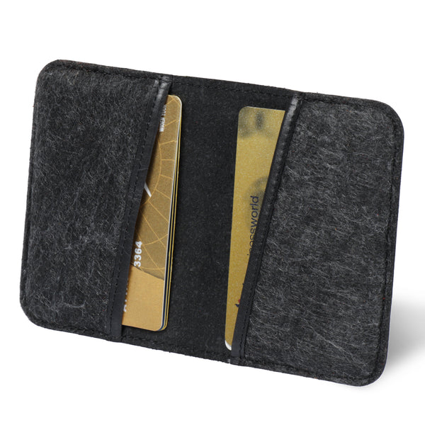 Otto Angelino Top Grain Leather Minimalist Wallet, Bank Cards, Money, Driver's License