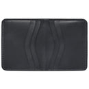 Otto Angelino Top Grain Leather Ultra Slim Bifold Card and Cash Wallet, Unisex