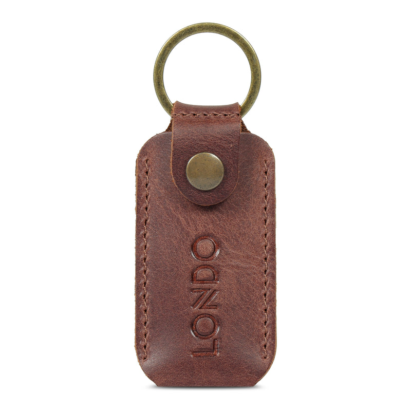 Londo Top Grain Leather Case with Keyring for Ledger Nano S Bitcoin Wallet Unisex