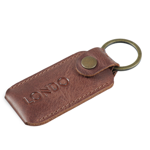 Londo Top Grain Leather Case with Keyring for Ledger Nano S Bitcoin Wallet Unisex