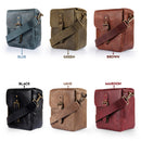 MegaGear Torres Mini Top Grain Leather Camera Messenger Bag for Mirrorless, Instant and DSLR Cameras