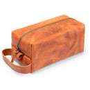 Londo Top Grain Leather Travel Bag, Dopp Kit
