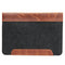 MegaGear Fine Leather and Fleece Sleeve Bag for MacBook Pro, MacBook Air and iPad Case