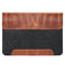 MegaGear Fine Leather and Fleece Sleeve Bag for MacBook Pro, MacBook Air and iPad Case