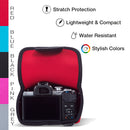 MegaGear Olympus OM-D E-M10 Mark IV Ultra Light Neoprene Camera Case, Bags, Accessories - Red-5