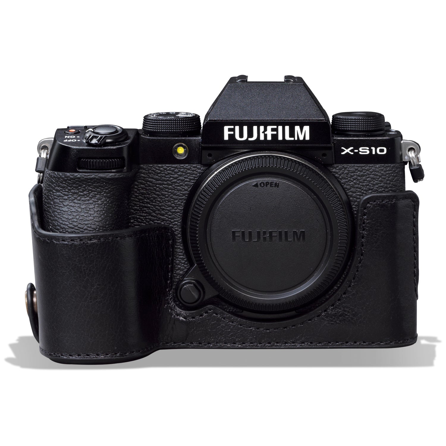 tragedie respons spektrum MegaGear Fujifilm X-S10 Ever Ready Genuine Leather Camera Half Case –  MegaGear Store