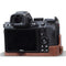 MegaGear Nikon Z5 Ever Ready Genuine Leather Camera Half Case