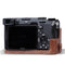 MegaGear Sony Alpha A7C Ever Ready Genuine Leather Camera Case, Bag and Accessories - Brown-4