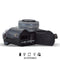 MegaGear Olympus OM-D E-M10 Mark IV Ever Ready Genuine Leather Camera Half Case - Black-4