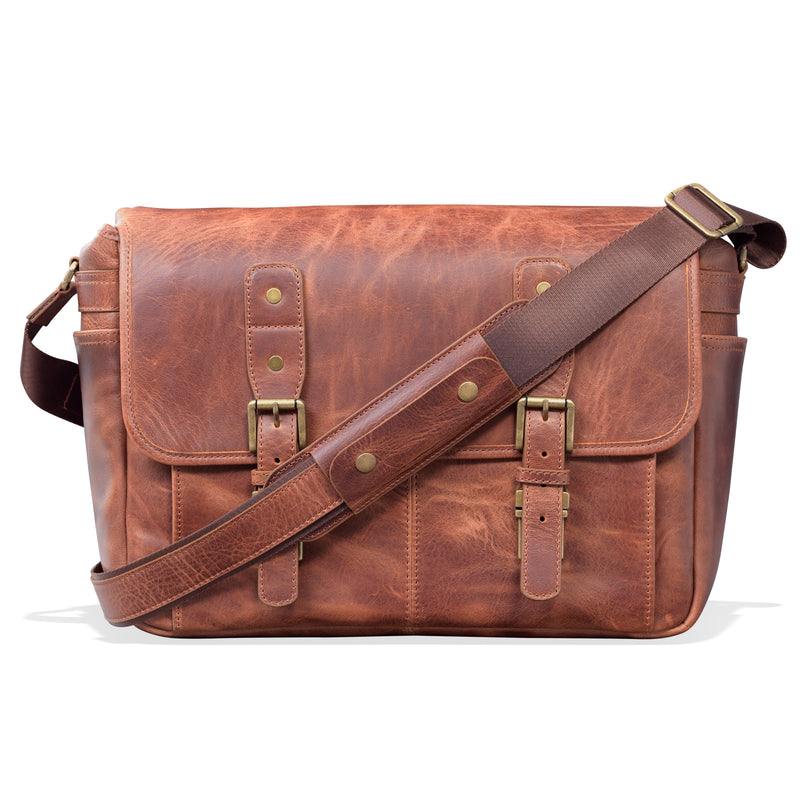 Leather Saddlebag Briefcase, No.1 - USA Made | Col. Littleton