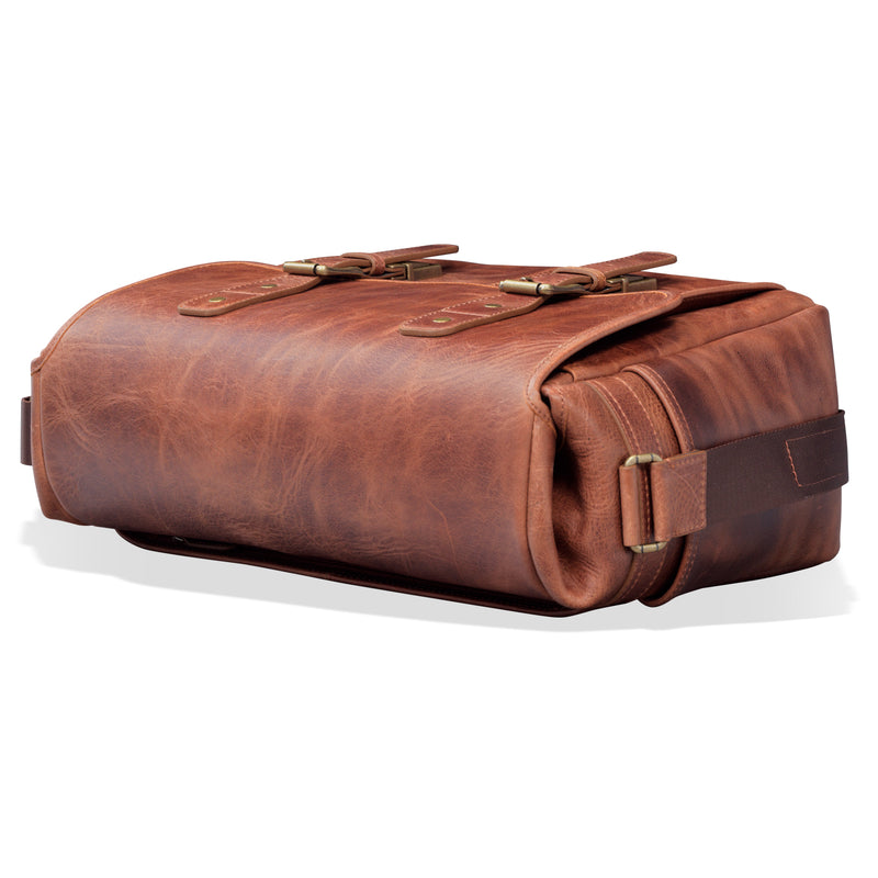 Vintage Brown Leather Briefcase