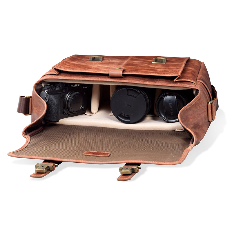 Mega Gear Torres Pro Leather Vintage Bag Laptop Bag Camera Bag