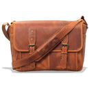 MegaGear Torres Pro Leather Vintage 16” Laptop Computer Bag Camera Bag - Briefcase Satchel Portfolio Notebook Tablet Messenger Bag for Men & Women