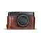 MegaGear MG1982 Ever Ready Genuine Leather Camera Half Case compatible with Fujifilm X-E4 - Brown