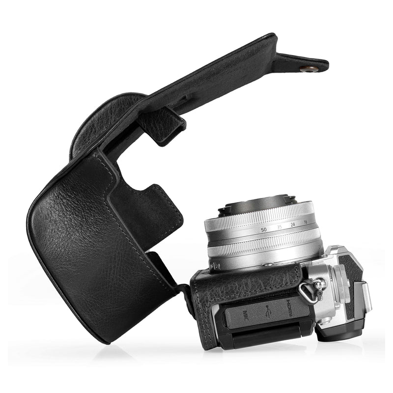 Mr.Stone for Nikon ZFC Camera Case Protective Case Leather accessories  cowhide Handmade customizatioNikon z-fc