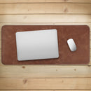 Londo Top Grain Leather Extended Mouse Pad, Leather Office Desk Mat, Desk Pad Protector