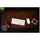 Londo Top Grain Leather Extended Mouse Pad, Leather Office Desk Mat, Desk Pad Protector